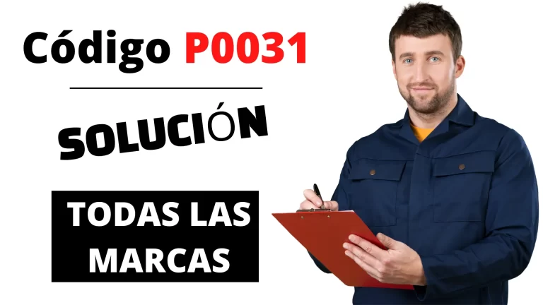codigo de error P0031