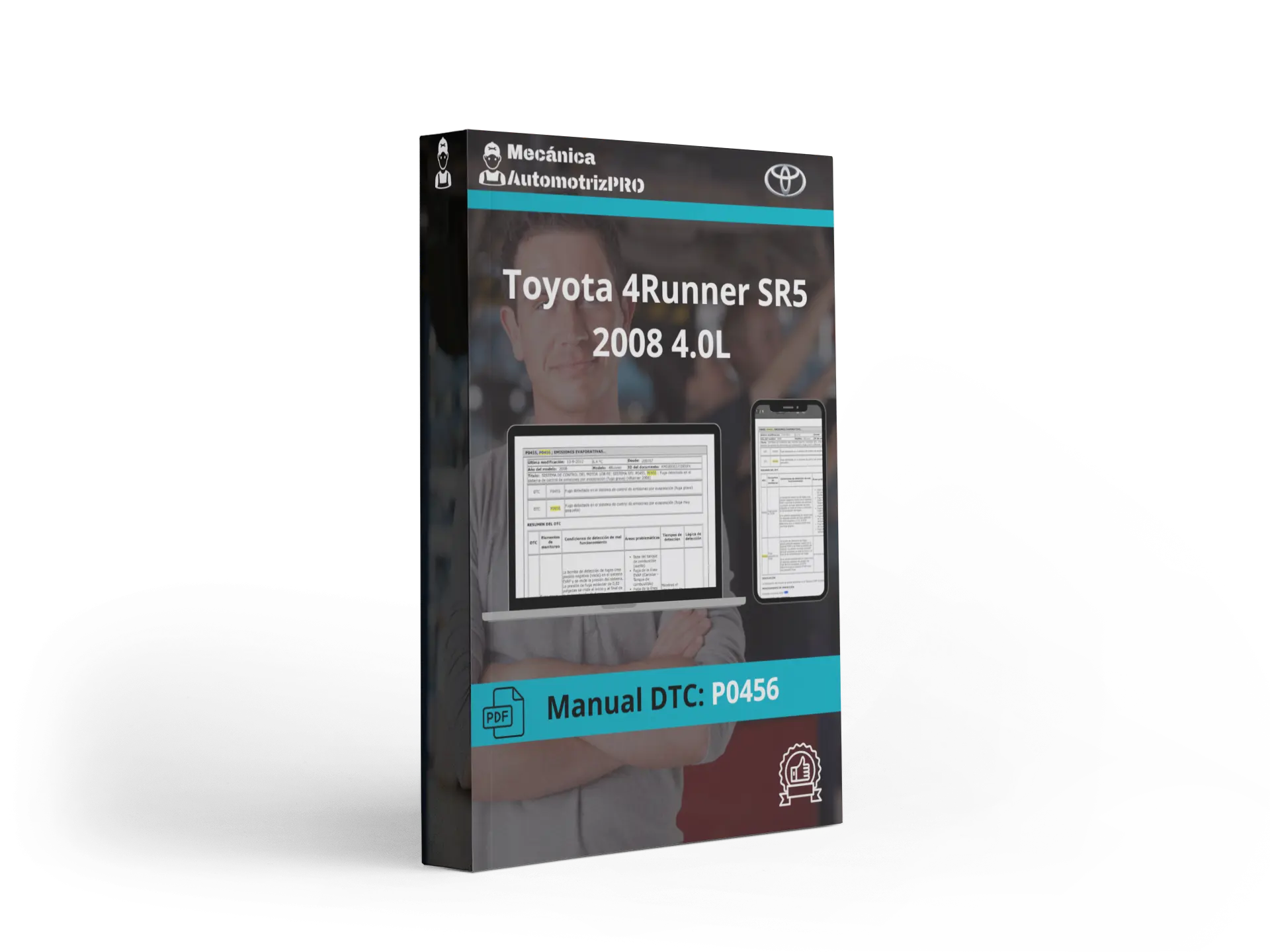 Manual de reparacion del codigo DTC P0456 Toyota 4Runner 2008